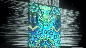 Touchdesigner纹样编织键盘互动粒子交互工程