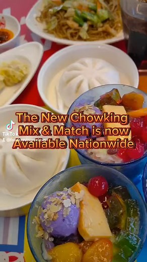 🤤 The New Chowking Lucky Siopao Mix & Match is now available nationwide 🎥 For Tiktok Video of "Chowking Mix & Match" please refer to the link below: https://vt.tiktok.com/ZSNEY9JkP/ 📄 Heto na ang swerteng 'di tinipid — Chowking Lucky Siopao Mix & Match! Busog-sarap combo starts for as low as P88. 📄 Promo is available from January 15 - April 30, 2024, every Mondays - Fridays, from 2:00 PM to 9:00 PM. 📲 Visit any Chowking store near you and order for Dine-In, Take-Out, or Drive Thru! Also ava