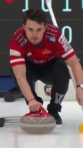 What a shot for Team Yannick Schwaller! | Grand Slam of Curling