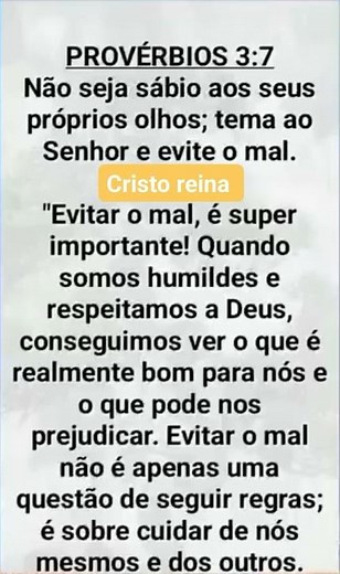 provérbio capitulo 3.vs 7