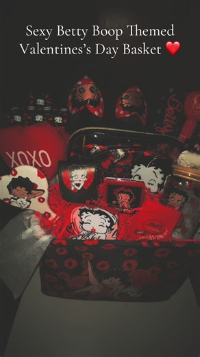 Gotta Love Betty Boop💋 #valentinesday #valentinesgiftideas #giftbasket #girls #foryoupage