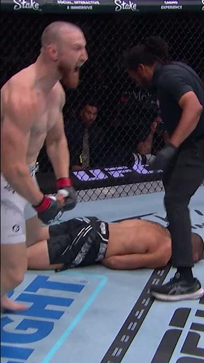 Joe Pyfer was HYPED after this finished! #ufcseattle