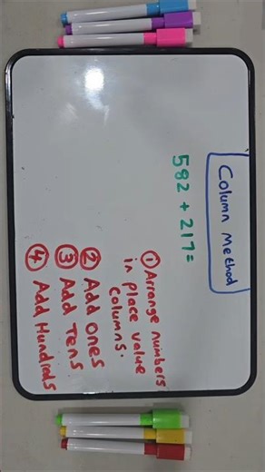 Column Method #youtube #viral #ytshorts #short #educational #learning #shortvideo #ks2 #shorts