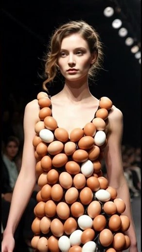 عالم أزياء غير طبيعي… فساتين خيالية بتخطف العين 👗✨ 8 #fashion #green #dress #runway