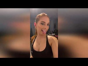 Girl Long Tongue Out Challenge 192