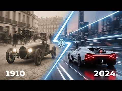 Bugatti L’évolution de 1910 à 2024