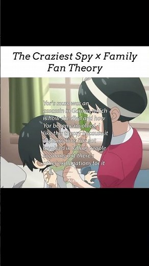 The craziest spy x family theory😱 #spyfamily #anya #anime #shorts