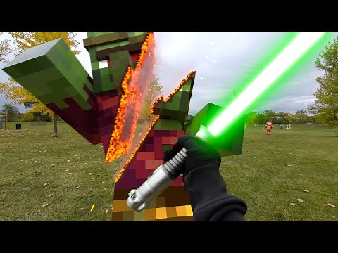Star Wars vs Minecraft 2 Real Life