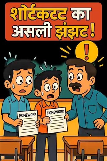 Copying Homework Comedy😂📚 होमवर्क कॉपी की मस्ती🤔✍️Funny Moral Student Short #viralshorts #shorts