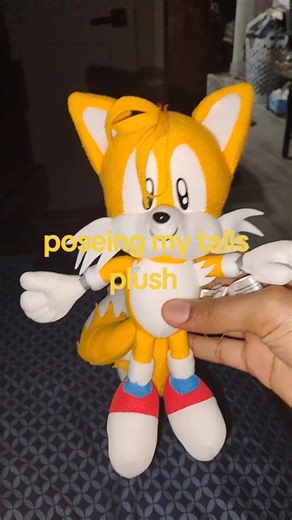 posing my tails plush