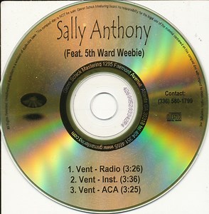 Sally Anthony Feat. 5th Ward Weebie - Vent
