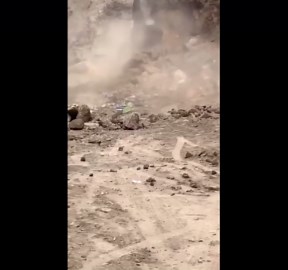 Quarry wall collapses killing worker in Indonesia
