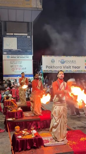 Achyut Parajuli on Instagram: "The aarati is not just a ritual; it’s a conversation with the divine. 🙏✨"