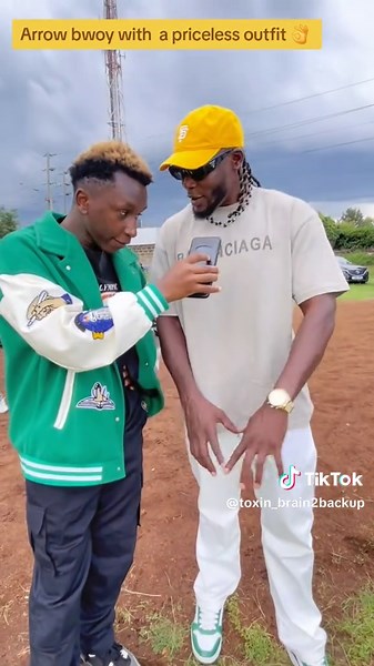 Arrow bwoy with a priceless outfit 👌 👌👌#kenyantiktok🇰🇪 #trendingvideo #fypシ゚