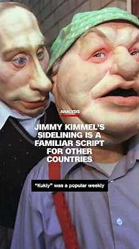 Jimmy Kimmel’s sidelining is a familiar script for other countries
