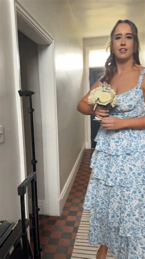 The bridal party getting ready for the brides reveal, it’s a whole process 😂 #weddingreview