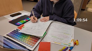 狂暴雨夜 🌖🌗🌘🌑🌚 ｜Study With Me 实时学习40分钟｜原声白噪音-多肉plusss-STUDY-哔哩哔哩视频