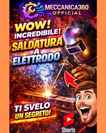IL SEGRETO DELLA SALDATURA A ELETTRODO (che nessuno ti dice) #welding #engineering #industria