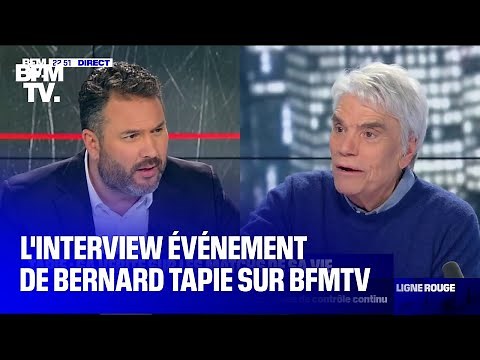 L’interview événement de Bernard Tapie sur BFMTV