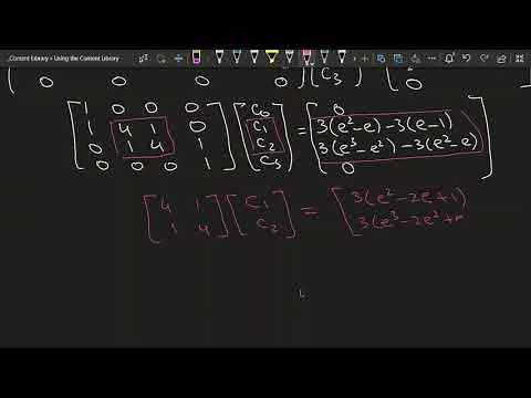 Cubic Spline 4 Example with four points