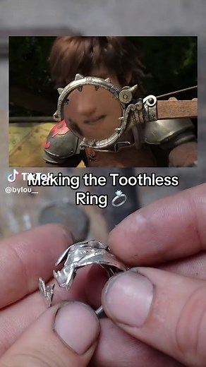 Toothless Ring Available Now at lou'sworkshop.com.au