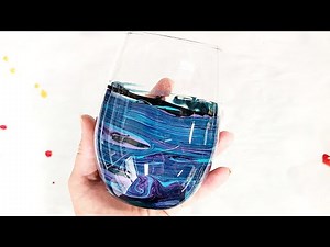 Acrylic pour wine glass!!!