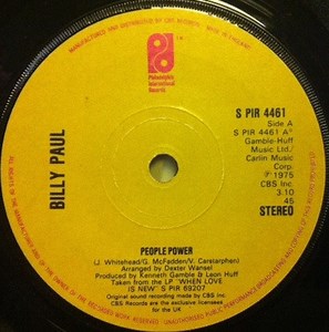 Billy Paul - People Power / I Want 'Cha Baby
