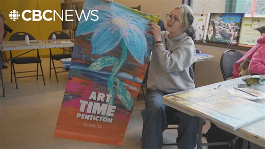 Penticton teens beautifying city streets with banner art project