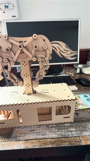 Horse automata，laser cut plan from RossMcSweeney on etsy!