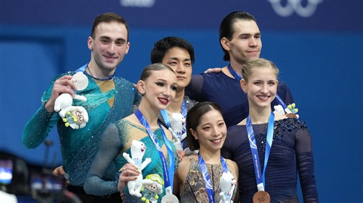Figure skating Olympics pairs results: Japan wins first gold, USA top 10