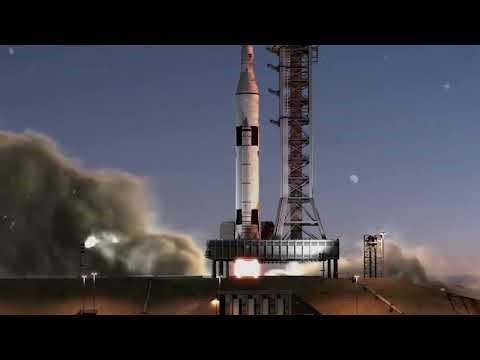 Spaceship Rocket Launch 3D Animation Ultra Realistic Space Launch & Earth View