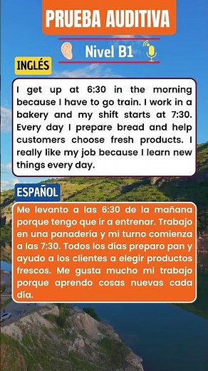 Una lectura corta en inglés al día para pensar en inglés sin esfuerzo.