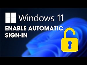 How to sign in to Windows 11 automatically. (Windows 11 no password)