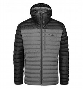Men's Rab Microlight Alpine jacket (Black/Graphene) - Alpinstore