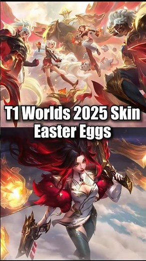 T1 Worlds 2025 Skin All Easter Eggs #t1