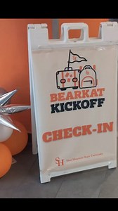 Happy kickoff week, Bearkats! Welcome to your new home, class of #SHSU2028! #SamHoustonState | #BearkatKickoff | Sam Houston State University