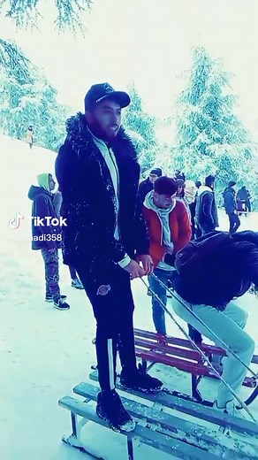 Exciting Sledding Adventure in Snowy Mountains