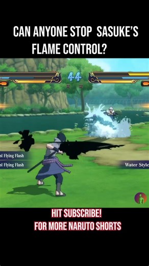 Can Anyone Stop Sasuke’s Flame Control ! #naruto #sasuke #narutoshippuden #storm