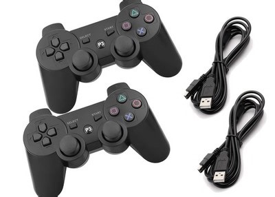 2x Black Wireless Bluetooth Video Game Controller Pad For Sony PS3 Playstation 3 | eBay