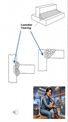 2 Lamellar Tearing in Welds: Is a type of cracking #welding #metallurgy #LamellarTearing