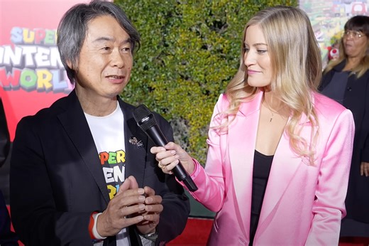 Shigeru Miyamoto Visits Super Nintendo World Hollywood for Grand Opening Ceremony