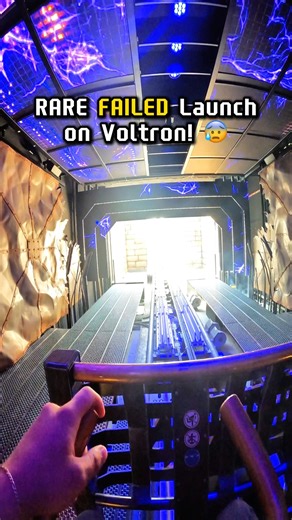 RARE FAILED Launch on VOLTRON!! 😱 How insane is that?!⚡️🎢 🎥: National Coasters® Coaster Name: Voltron • Park Name: #EuropaPark • Fun Fact: Voltron has the steepest launch in the world at 105°! It also utilizes two other launches with the ability to “swing launch”. It won 2024’s best new coaster award. • Opening Date: April 26, 2024 • Closing Date: Still in operation • Location: Rust, Baden-Württemberg, #Germany • Manufacturer: Mack Rides GmbH & Co KG (Installed by RCS GmbH) • Type: Steel Extr