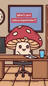 860K views · 11K reactions | Acting Professional At The Interview  Original Audio: MengMengDuck #job #interview #salary #animation #mushroom #bird #understudio | Under Studio | Facebook