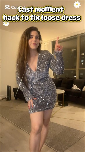 Best hack to fix loose dress 😍 #reels #shorts #fashion #hack #youtubeshorts