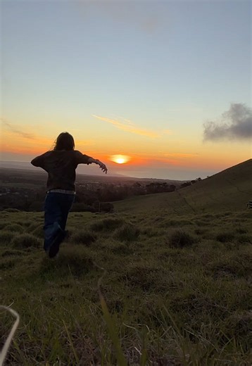 Embracing Freedom in Nature's Meadow