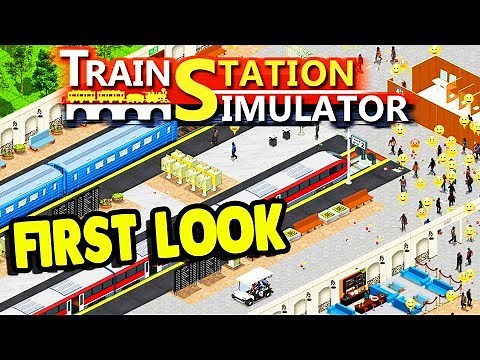 Train Station TYCOON & BUILDING SIMULATOR | Train Station Simulator Gameplay
