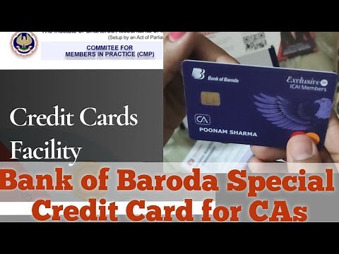 Special Credit Card Made for Chartered Accountants|BOB Financial Card|Beneficial Scheme-2|CMPBenefit