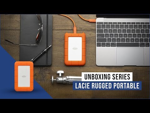 LaCie Rugged Mini Portable Hard Drive - Unboxing