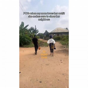 50K views · 2.3K reactions | A young woman offers a subtle glimpse into everyday family life, showing how her mother expresses confidence by showcasing an outfit she truly appreciates while interacting with neighbors. : Ria.udeme (TT) | 22injection | Facebook