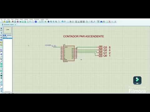 Contador par ascendente con gal16v8